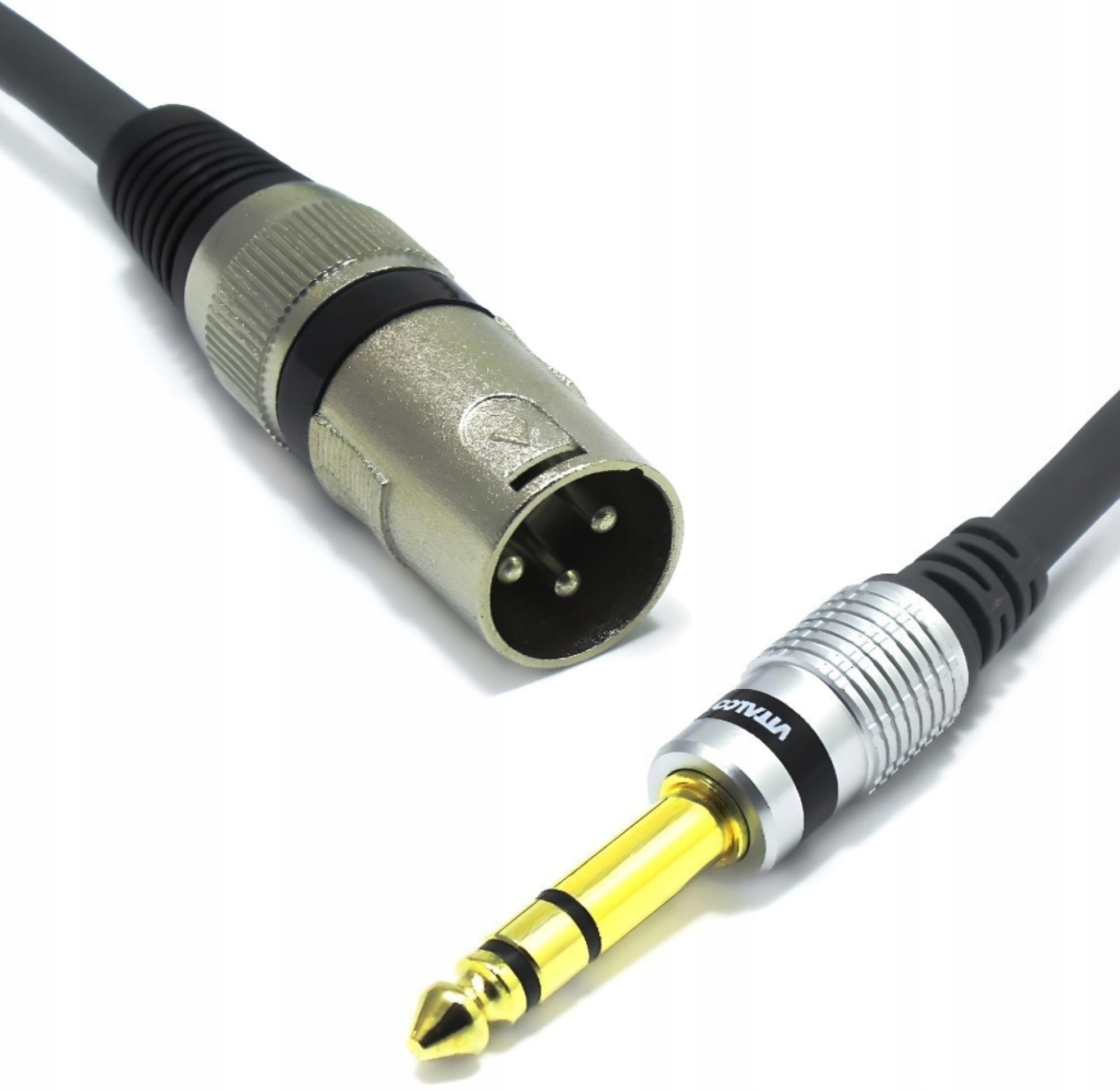 Kabel Mikrofonowy Jack 6,3 Trs Stereo Wtyk Xlr 15M Symetryczny Do Odsłuchu