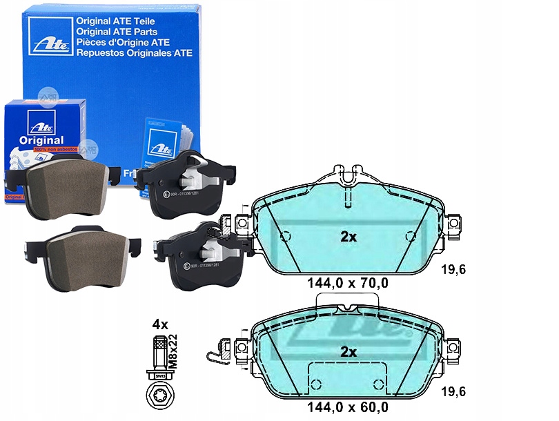 Keramické Brzdové Destičky Mercedes C (A205) C (C
