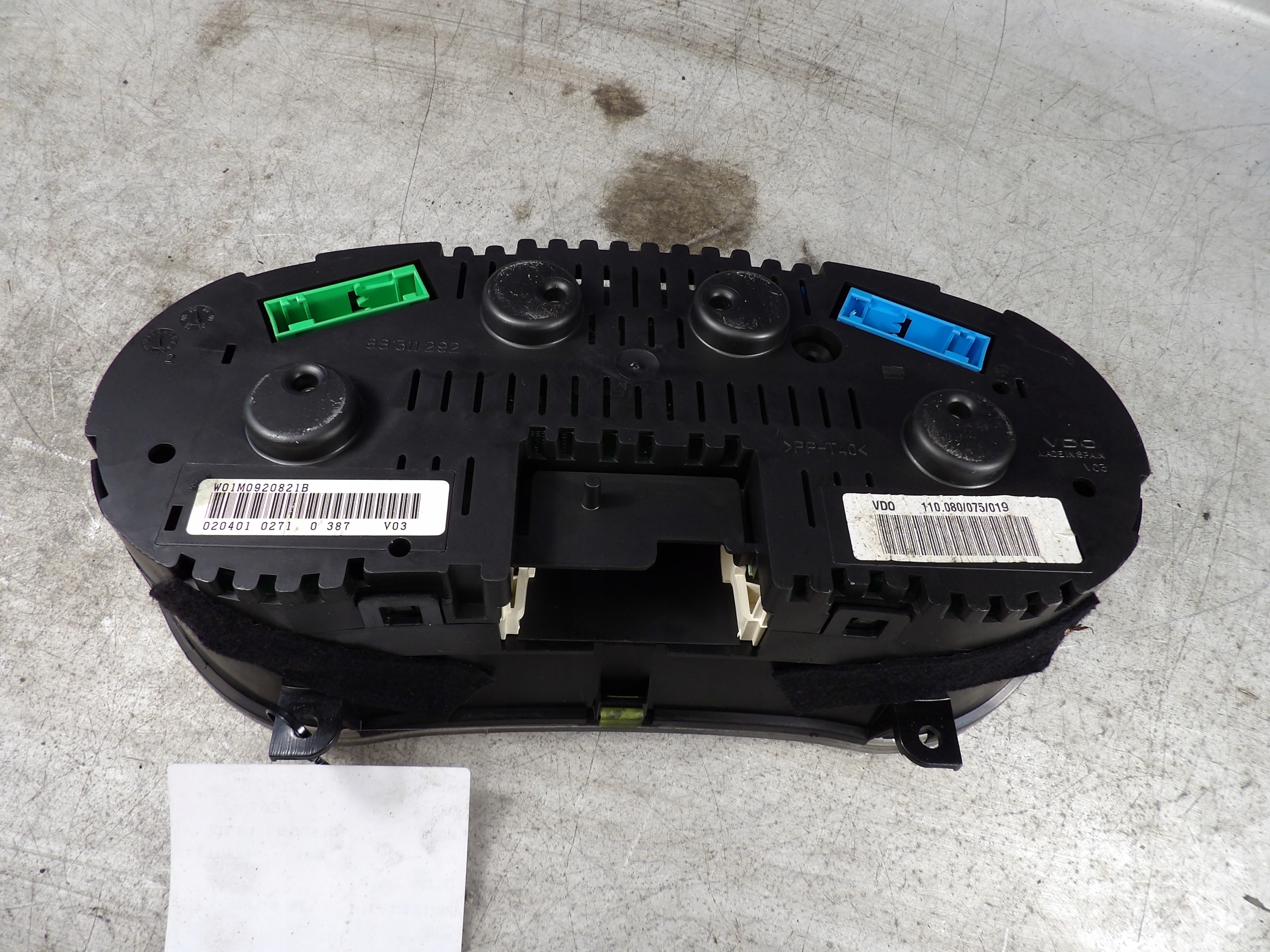 Seat Toledo II dials, liczniki 110.080/075/019 88311292