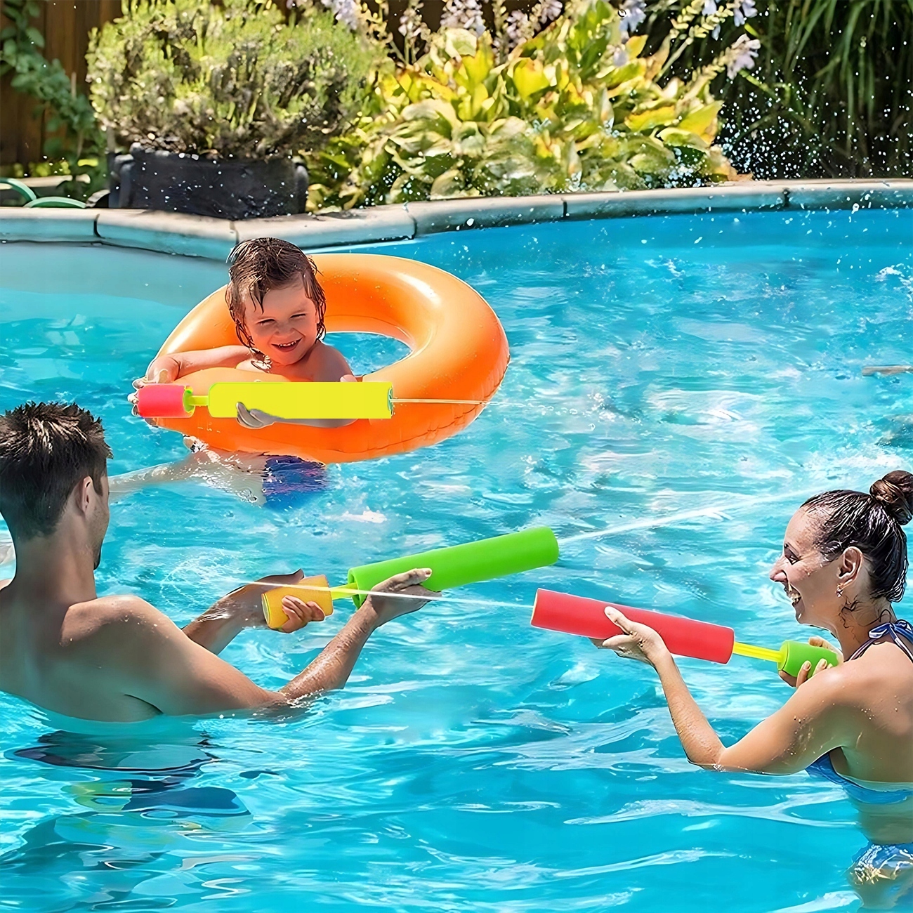 SIKAWKA POMPKA NA WODĘ PISTOLET NA BASEN DŁUGA XXL ZABAWKA WODNA TUBA Kod producenta SIKAWKA ARMATKA NA WODĘ PISTOLET