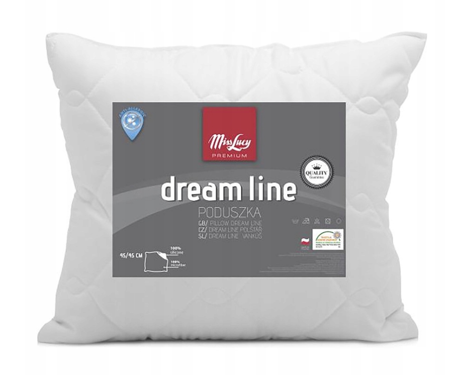 

Poduszka silikonowa Dream Line biała 45x45 cm