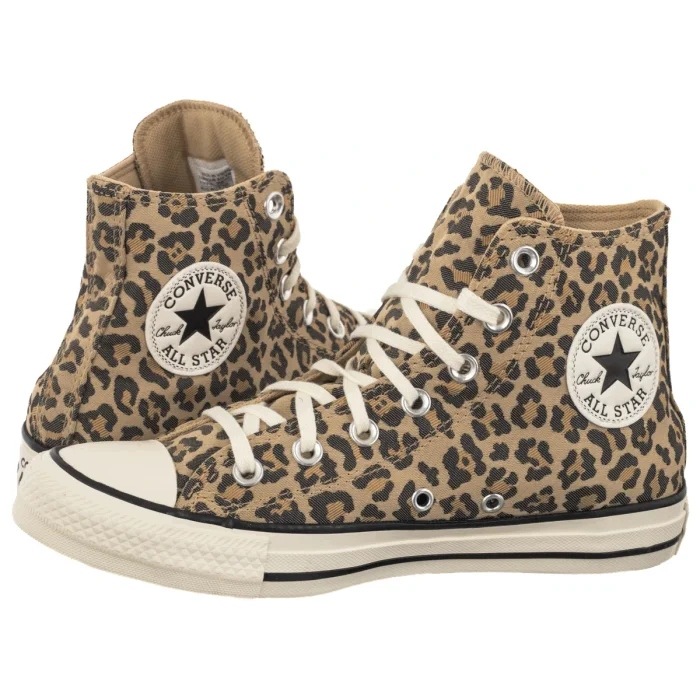 Boty Tenisky Converse Ctas Hi Egret/Black/Honey Stick A19181C Béžová