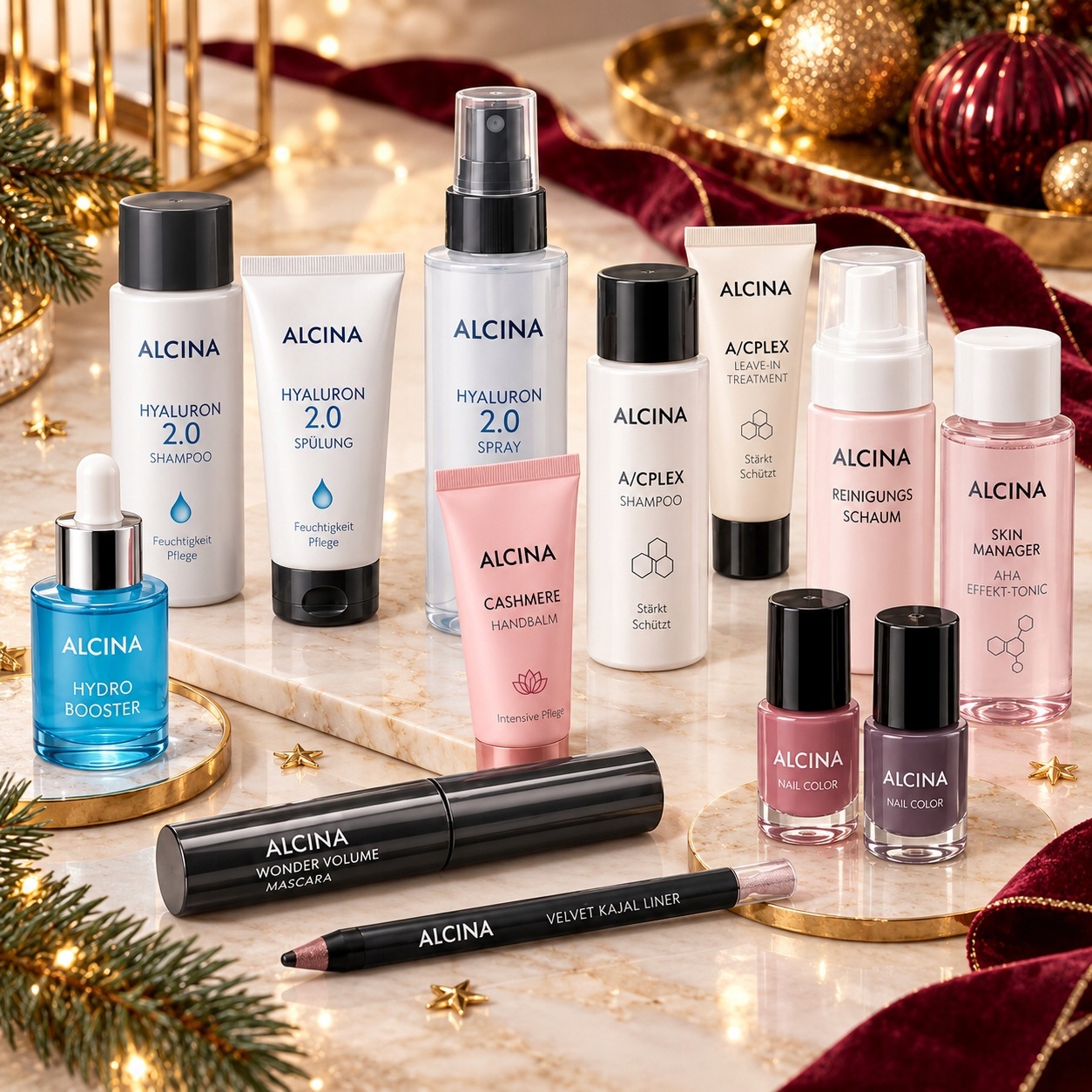 Адвент-календарь Alcina Beauty Gala 2026, 24 средства для волос, кожи и макияжа — фото 8
