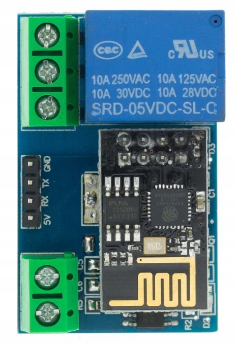 

Przekaźnik sterow. przez WiFi ESP8266 Uart ESP01