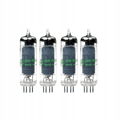 Pentoda výkon 6005 W 6AQ5, EL90, 6L31 Ge Jan Nos 4 ks vybraná štvorcová