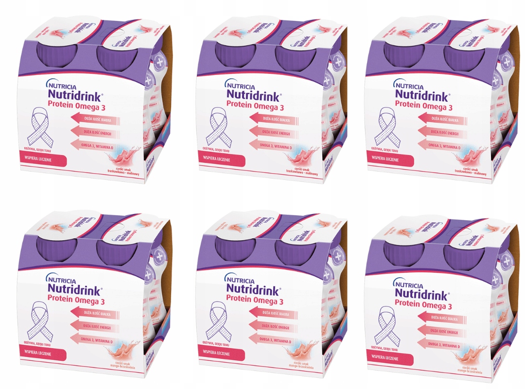 Nutridrink Protein Omega-3 różne smaki (24 szt. x 125 ml)