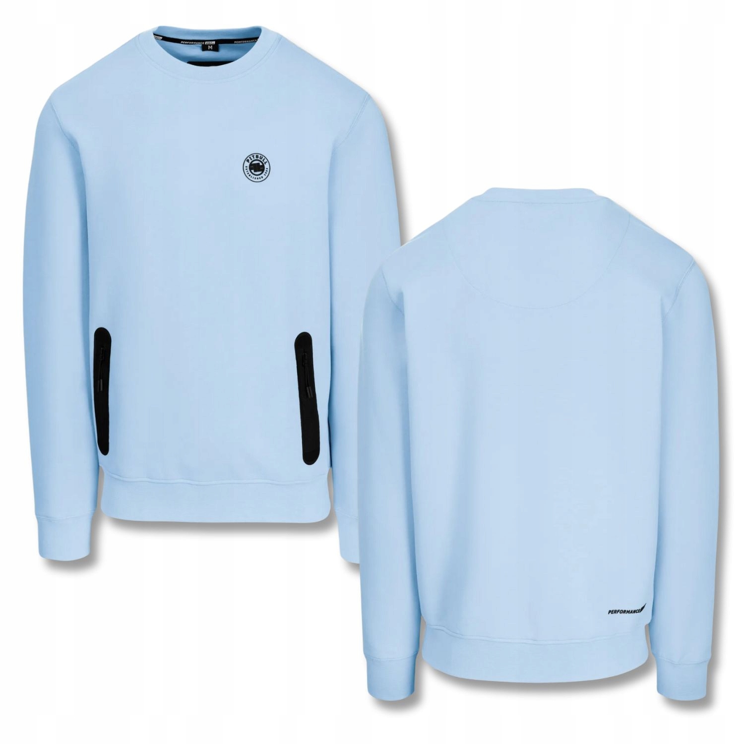 Pánská Mikina Pitbull Klasická Mikina Crewneck Hladká sportovní Dogwood