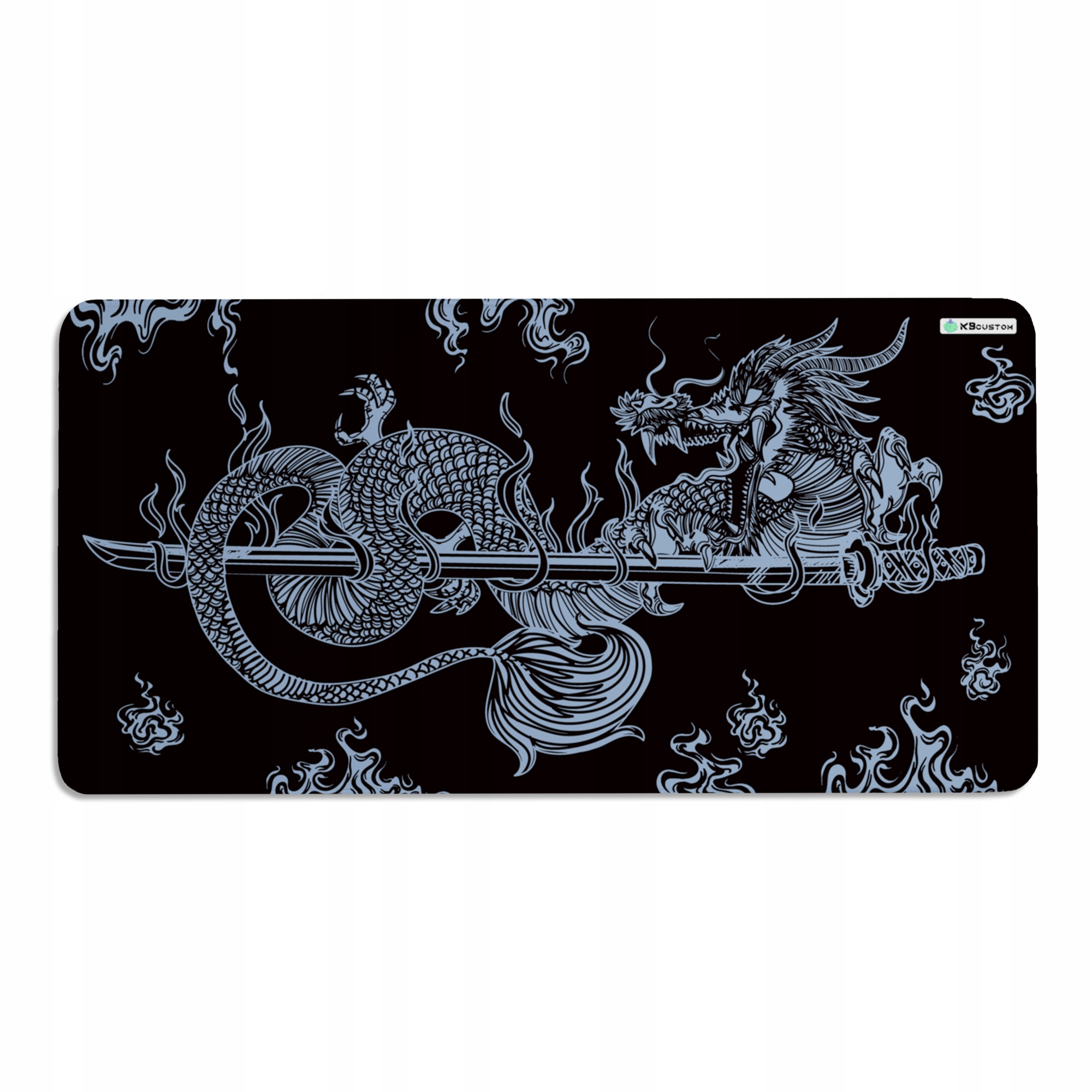 Duża Podkładka Mata Pod Myszkę Mysz 120x60cm XXXL KBcustom Biurko Dragon 20