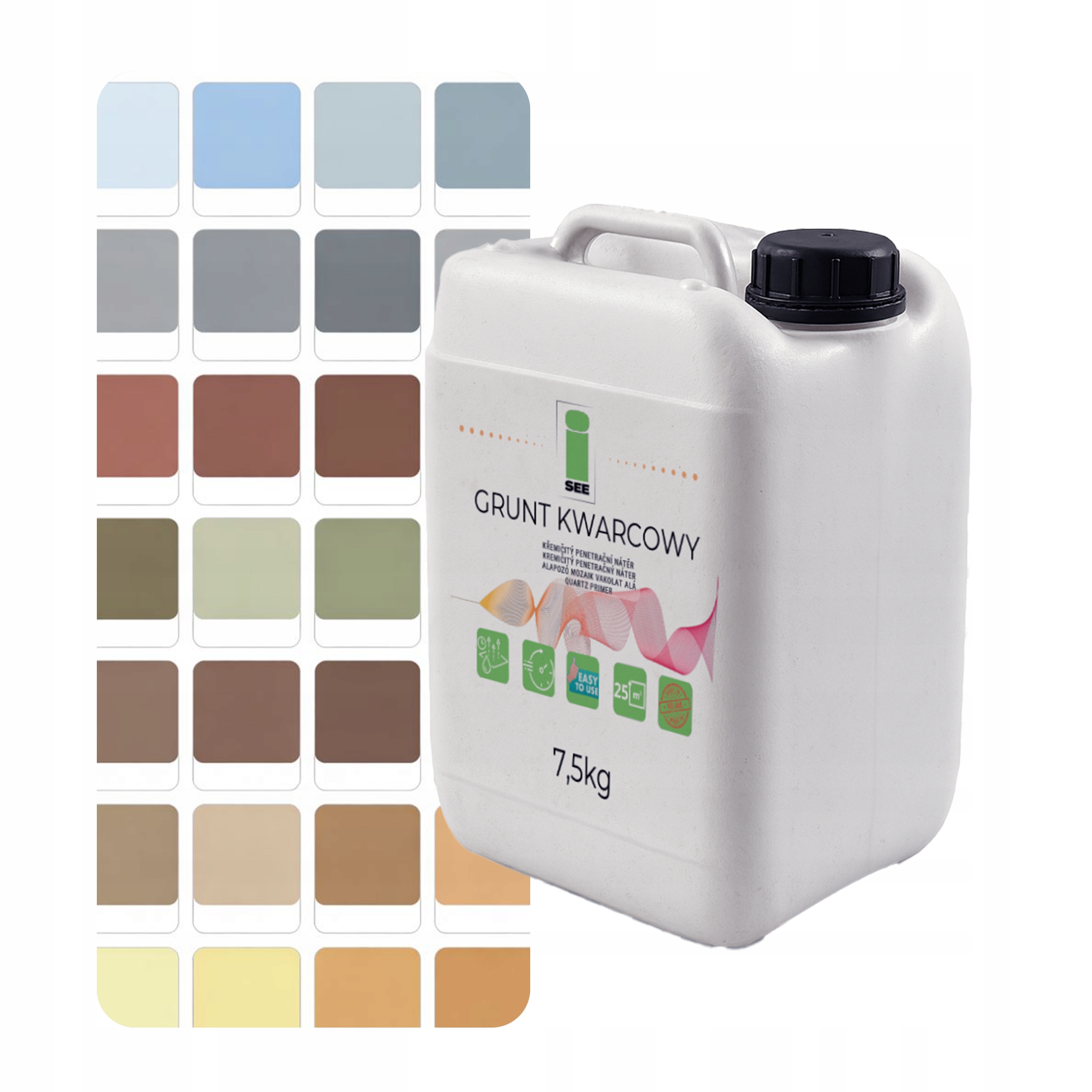 Křemenná Zemina Pod Silikonovou Omítku 7,5 Kg, 216 Barev Pod Barvu Omítky