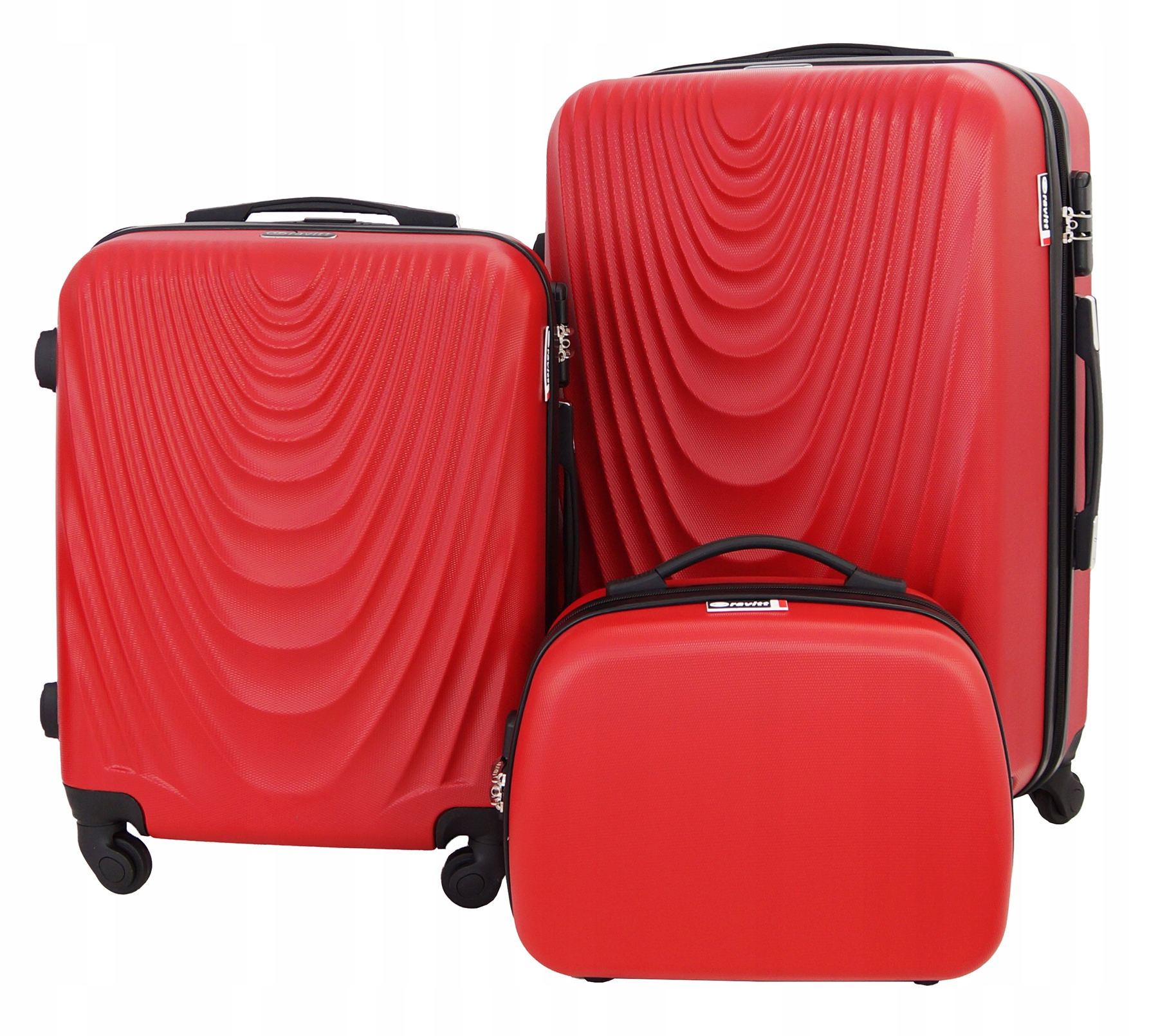 

Walizka Zestaw 3w1 Średnia Mała+kuferek Bagaż 1051