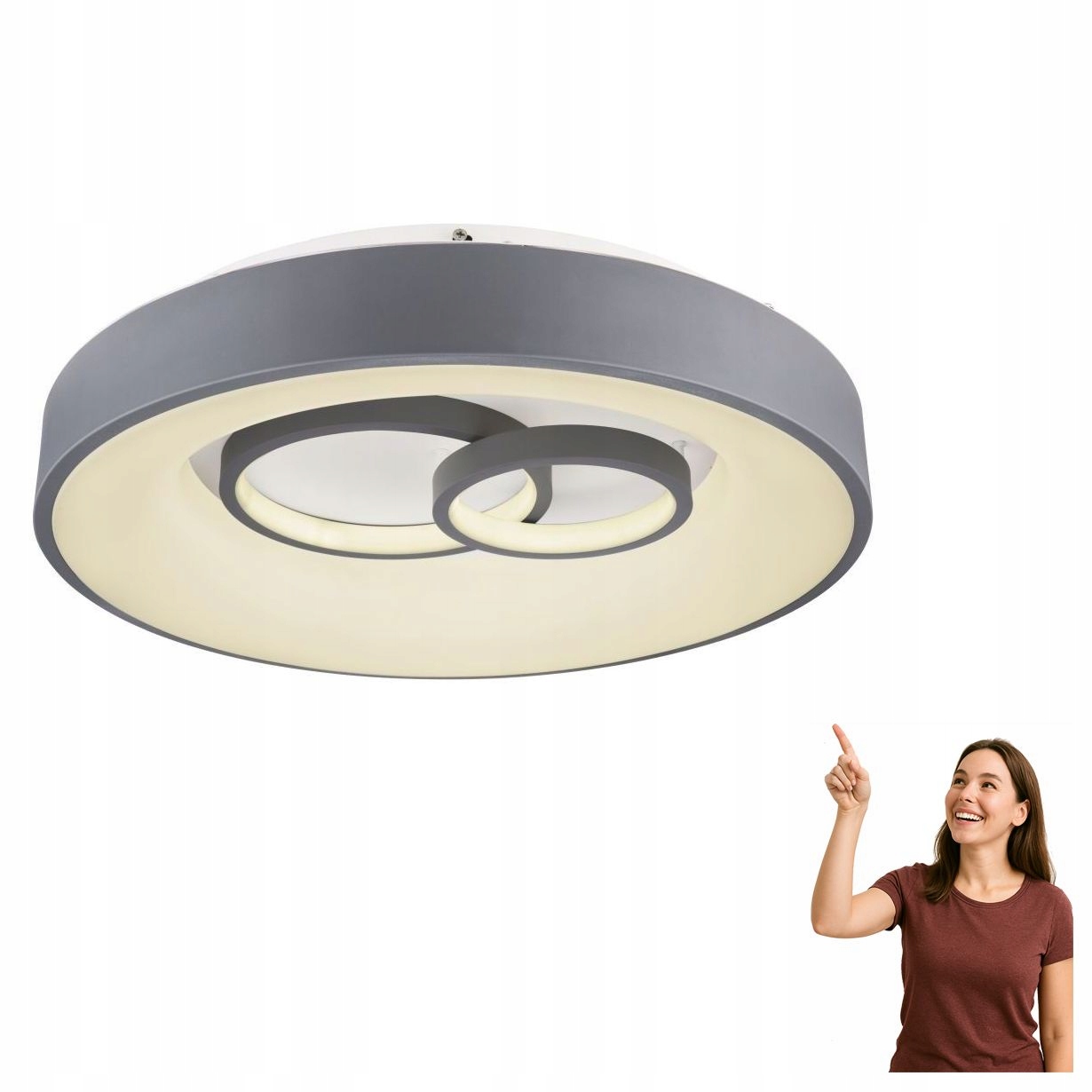 Led Stropné Svietidlo 50W Mavy 48416-50R Globo