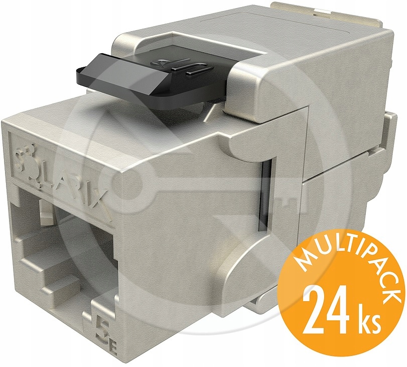 SXKJ-5E-STP-BK-SA keystone Cat 5E samorezný, multipack 24 ks