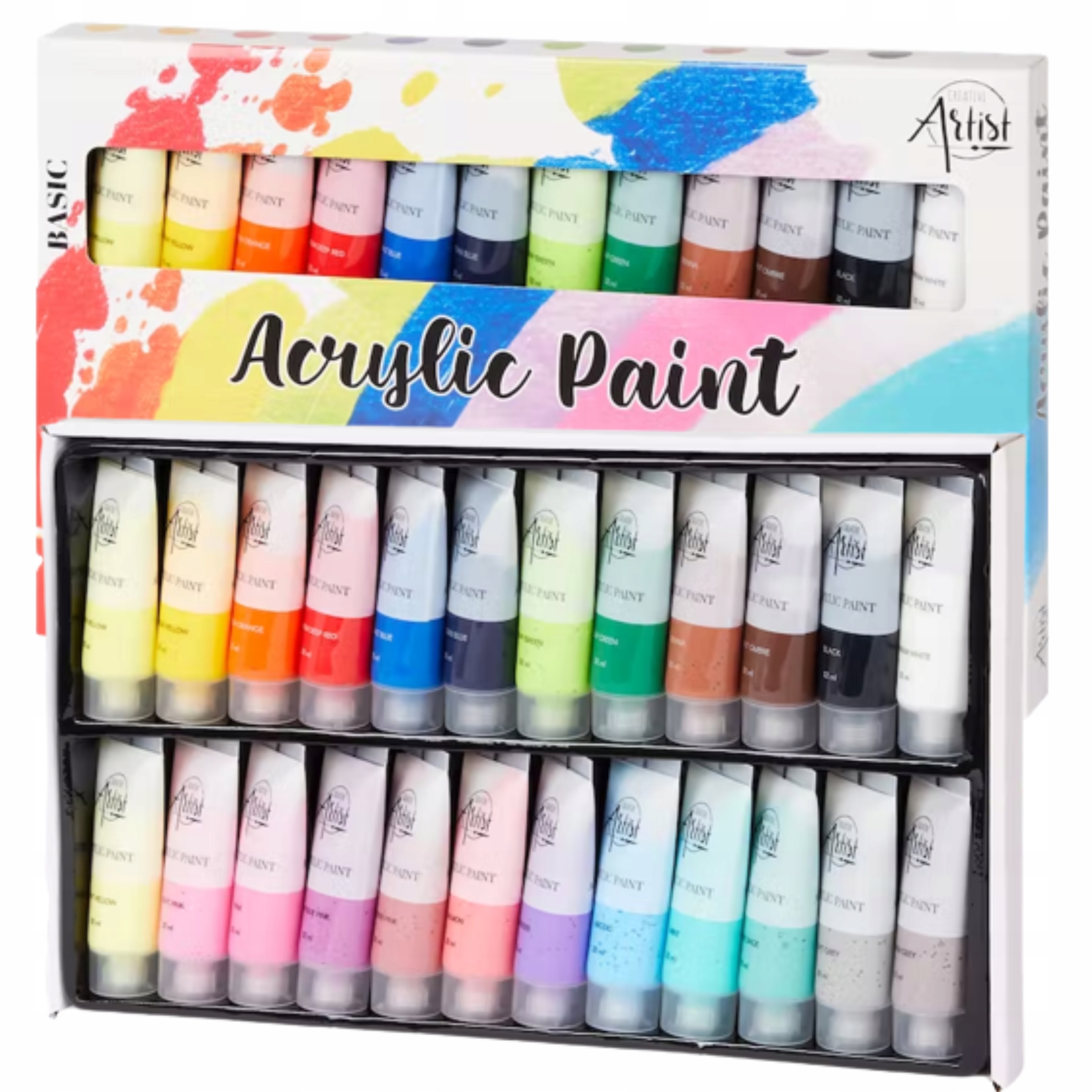 

Zestaw Farb Akrylowych 24x22ml Farby Akrylowe