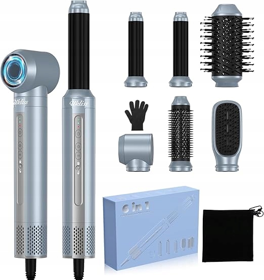 Suszarka do włosów Airstyler Ukliss wymienne końcówki Niebieski