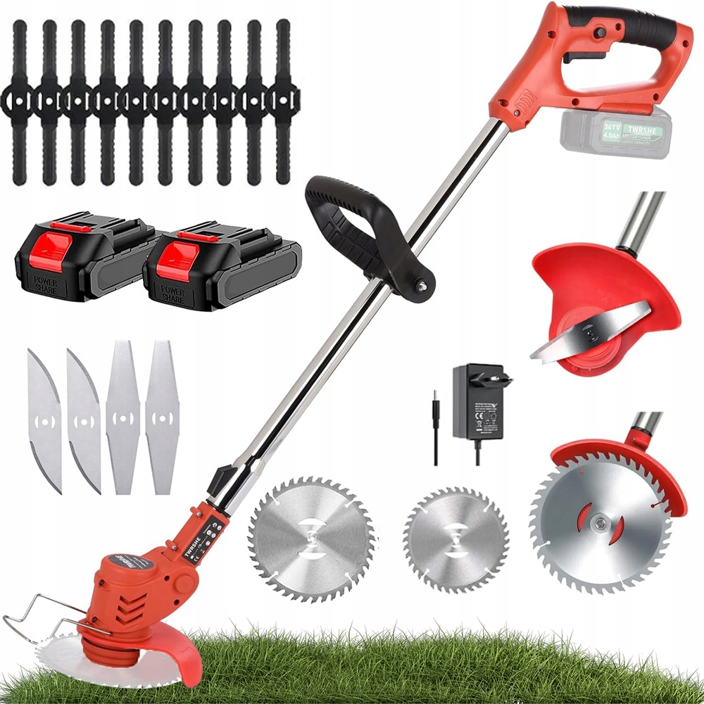 Podkaszarka Kosa Akumulatorowa Wykaszarka Wielofunkcijna 2XAKU 1500W 48V