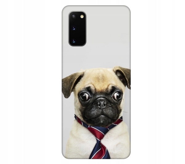 

Etui na telefon Samsung Galaxy S20 Pies mops szcze