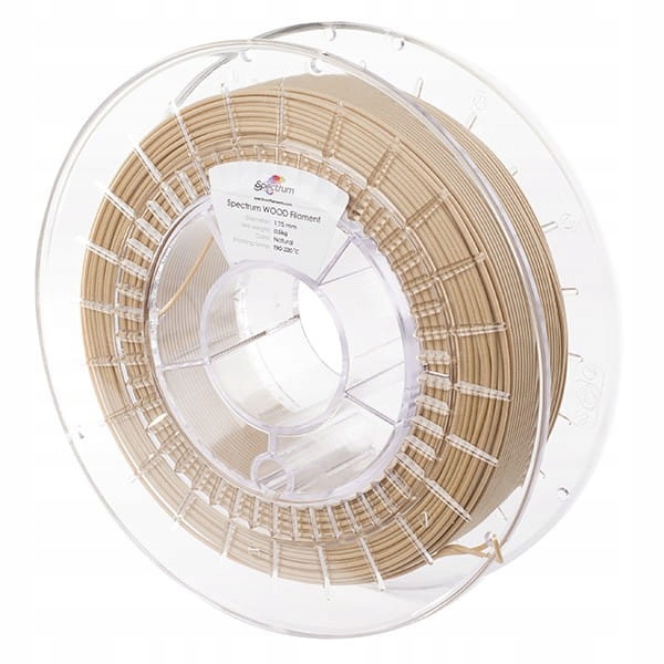 Filament PLA WOOD Spectrum 1,75 mm 500 g brązowy