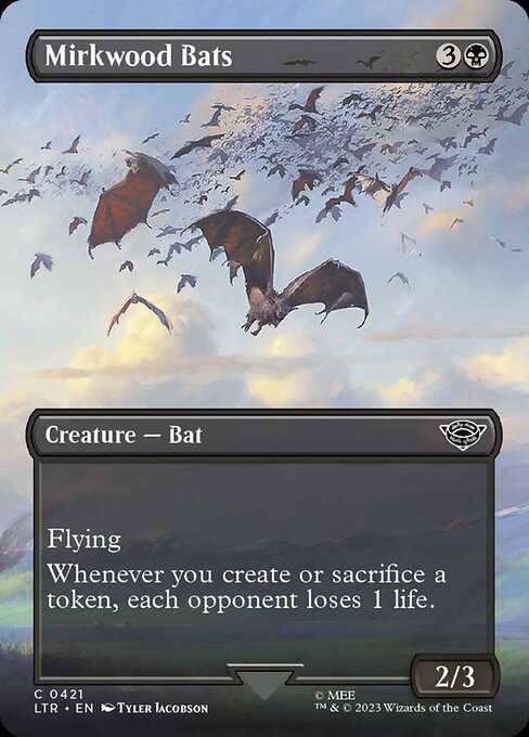 Mtg Ltr #421 Mirkwood Bats Foil