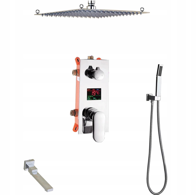 Podomietkový Displej Dažďovej Sprchy Led 50