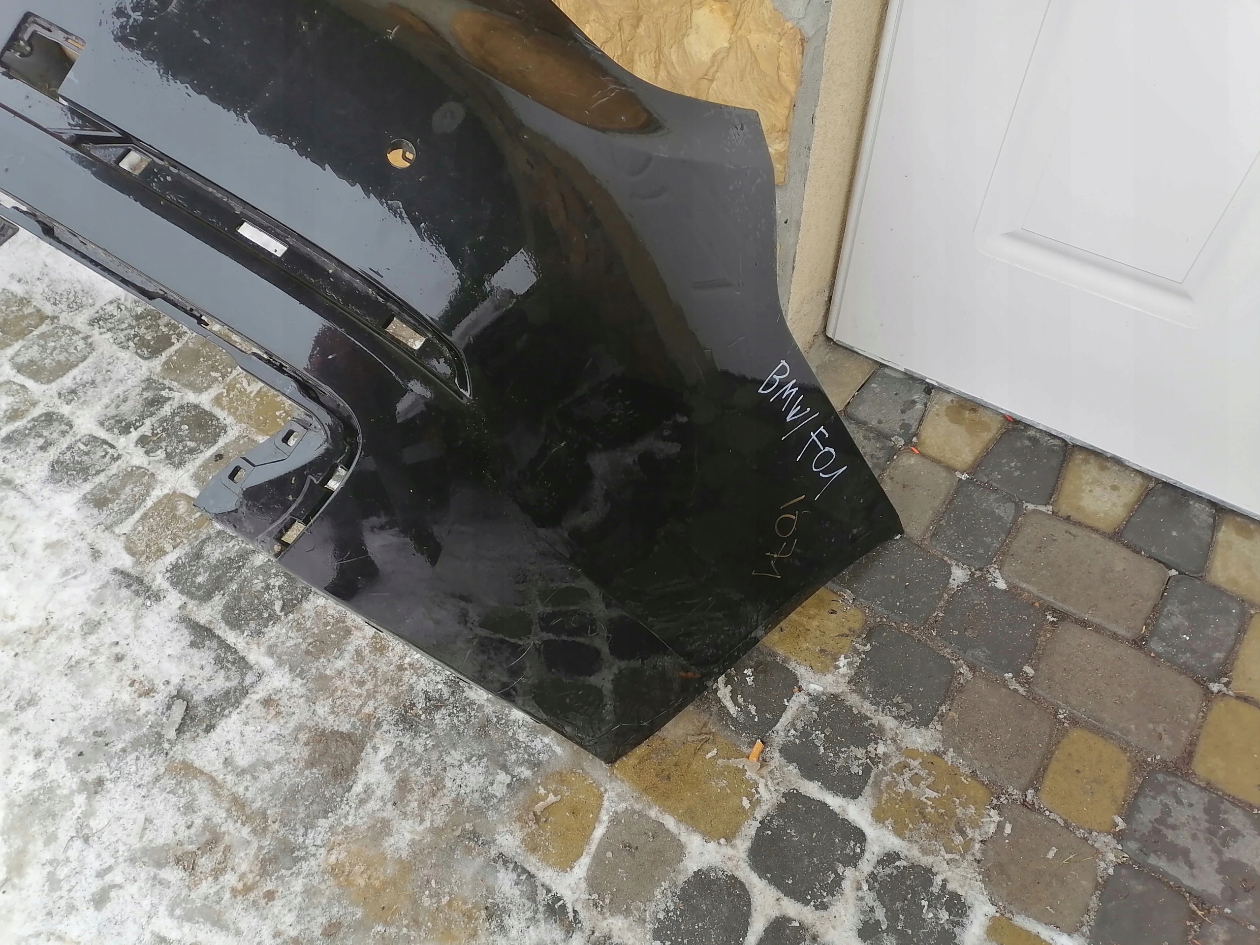 bumper rear part BMW F01 SERII 7 black