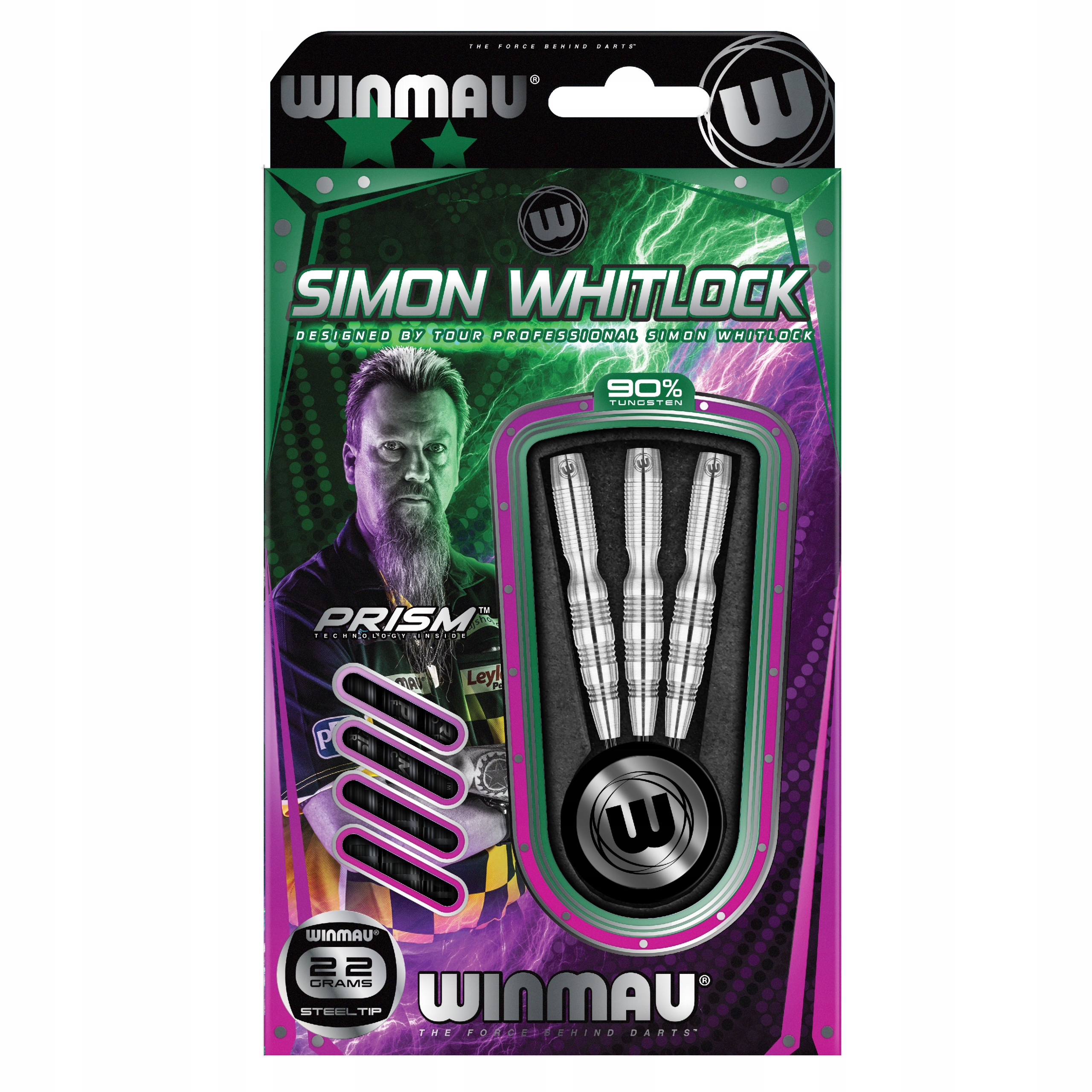 Lotki Rzutki Winmau Simon Whitlock 90% 22g Steel Kod producenta 1042-22