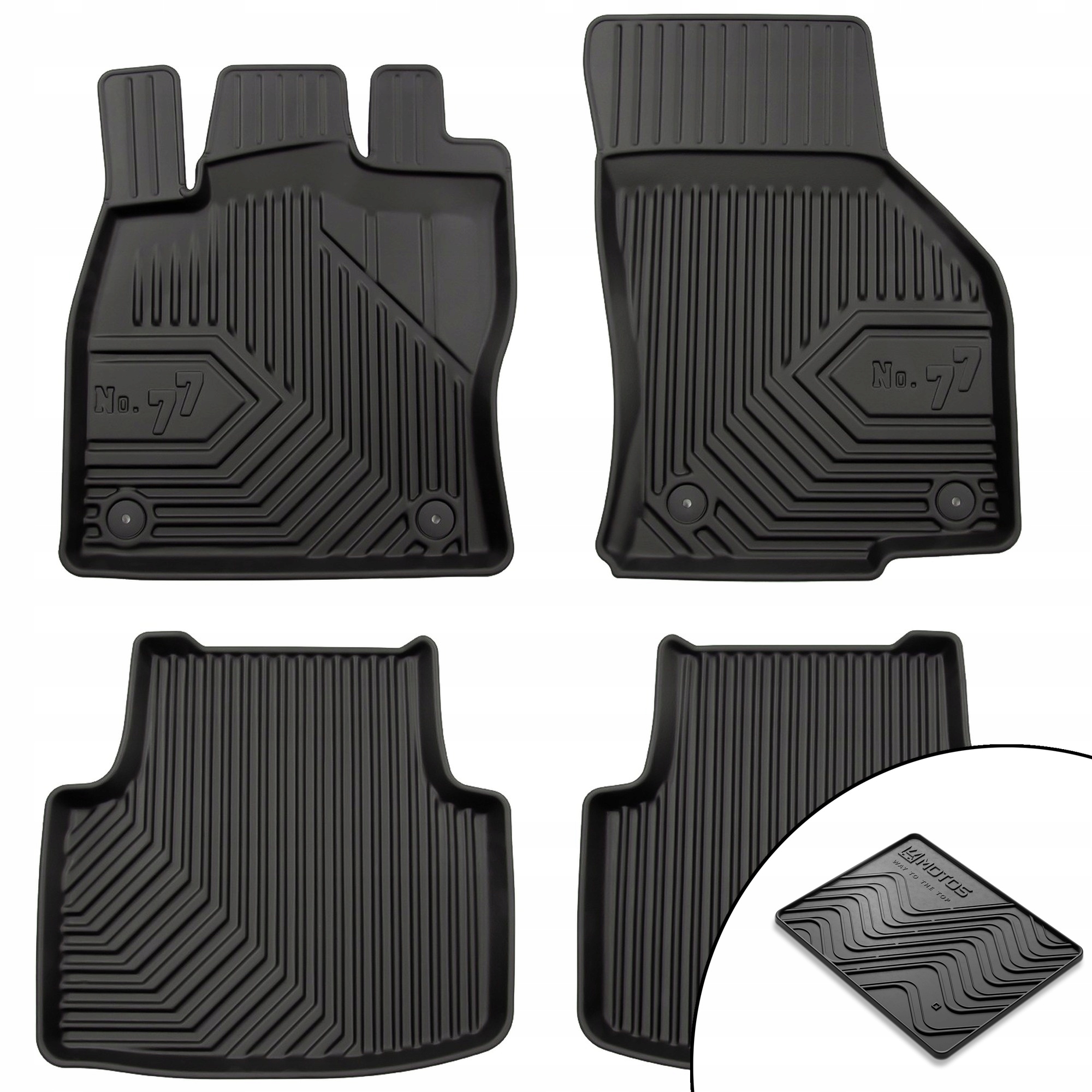 Dywaniki gumowe No.77 Volkswagen Passat B8 2014-2022 mata