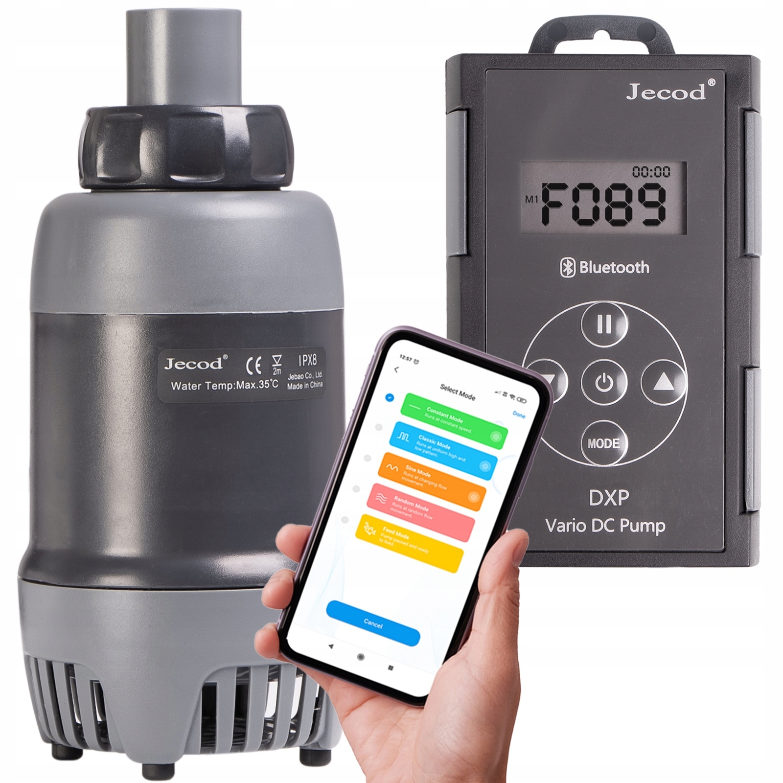 Veľmi Výkonná Cirkulačná Pumpa S Bluetooth – Energeticky Úsporná DXP-5000