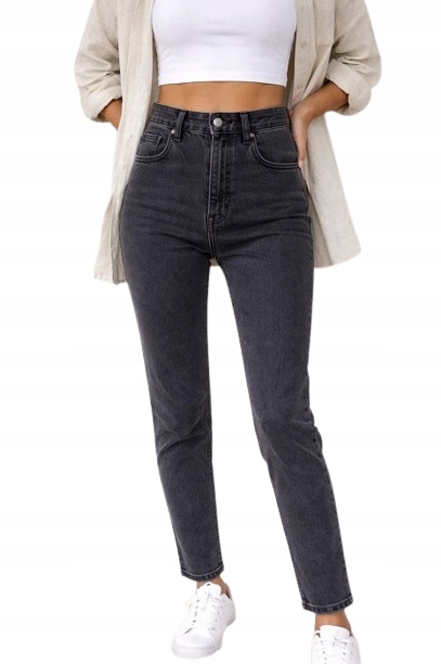 džínové kalhoty Levi's High-Waisted Mom Jeans W25 L29 25x29 černé Xs 34