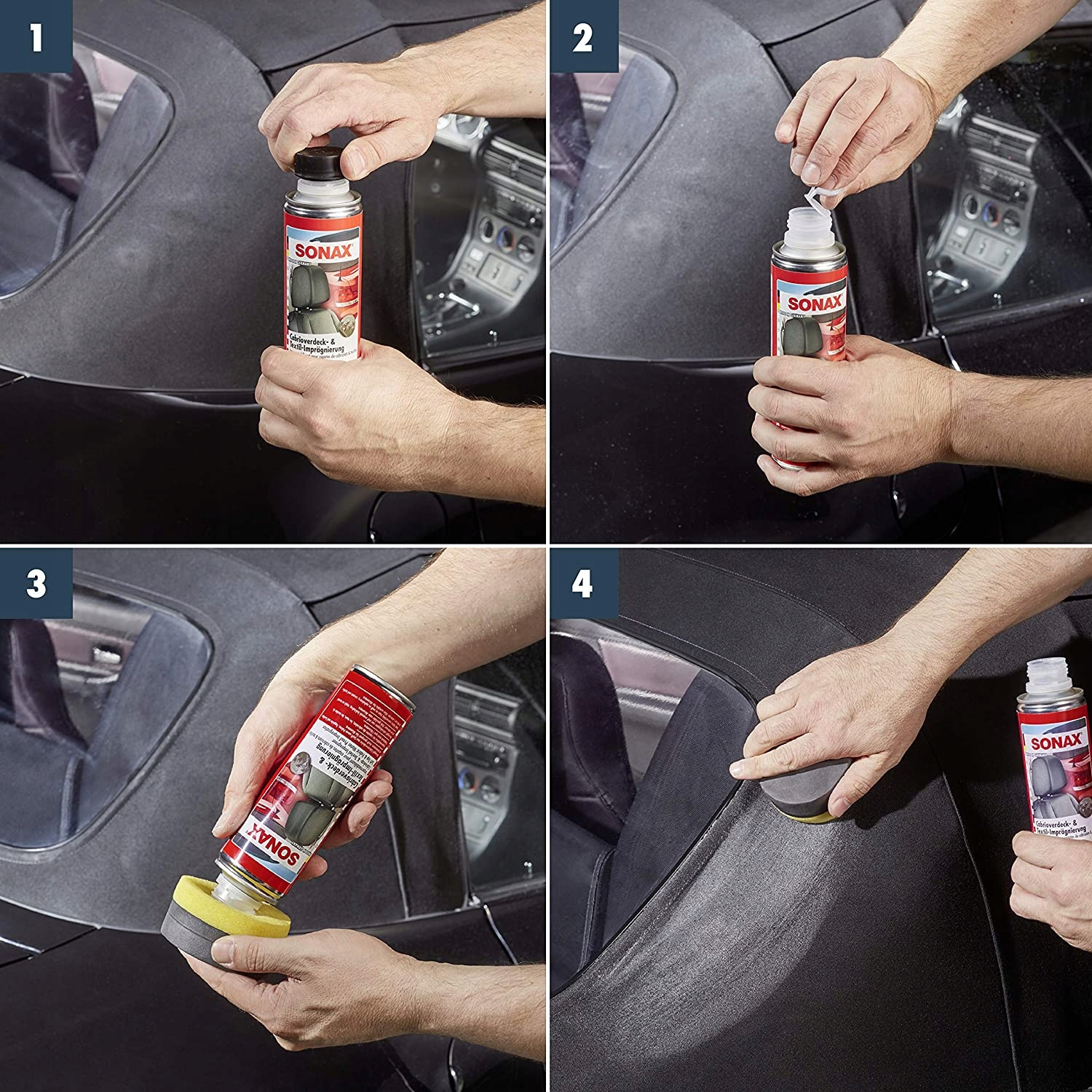 SONAX ZESTAW DO PIELEGNACJI DACHOW CABRIO EAN 4064700309203