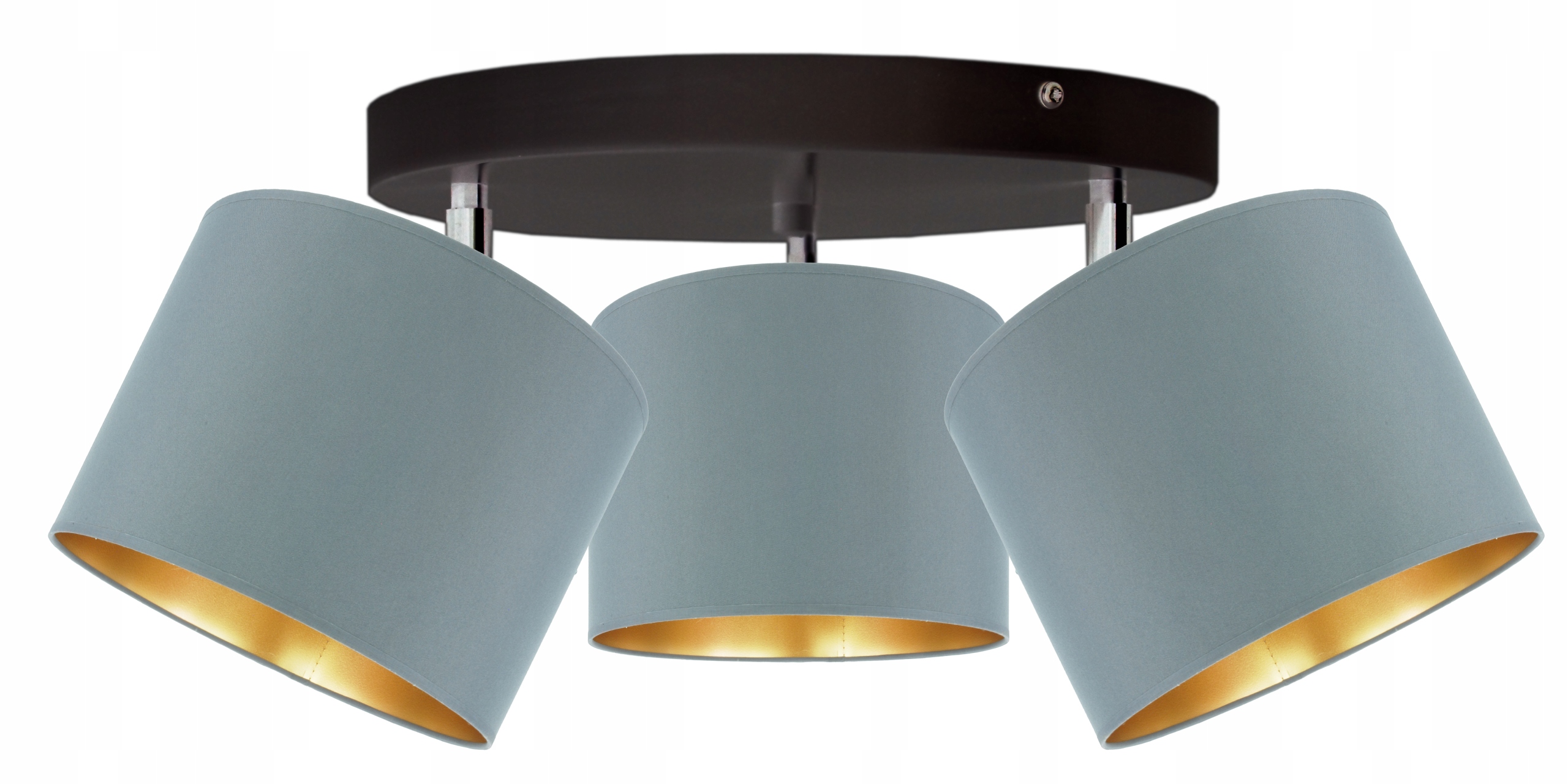 Moderní závěsná stropní lampa šedé stínidlo 20 cm, obývací pokoj, Led Novinka