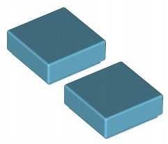 

Lego Płytka Pł. 1x1 Śr. Lazurowa 3070/4655243 2szt