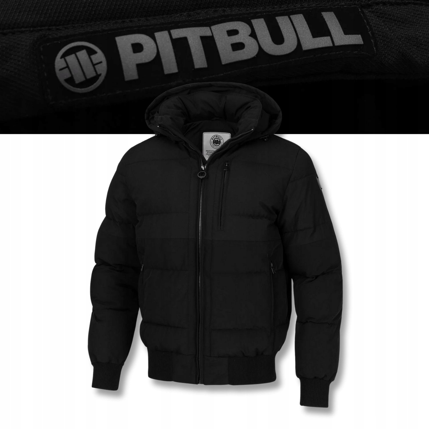 Pánská Zimní bunda s odnímatelnou kapucí Pitbull Patton Rip-Stop