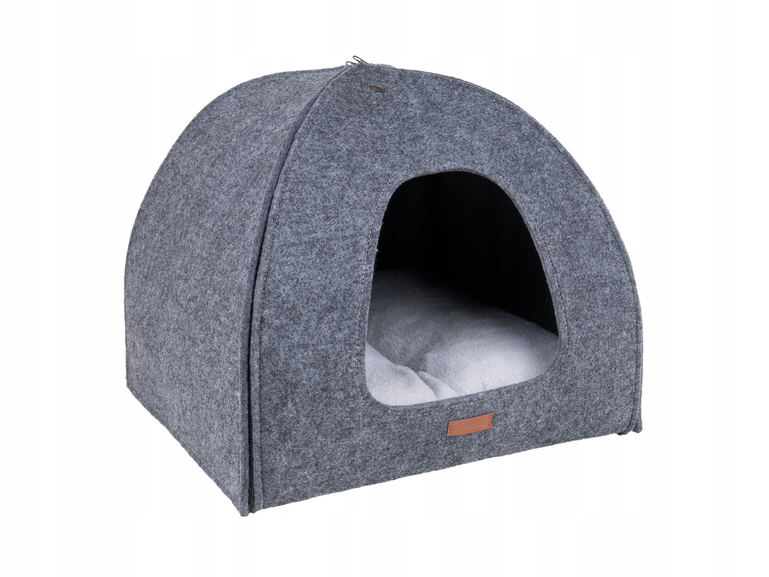 

amiplay Hygge Domek iglo dla kota 2in1 Filc