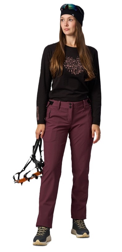 Spodnie Damskie North Finder Angela dark grape M