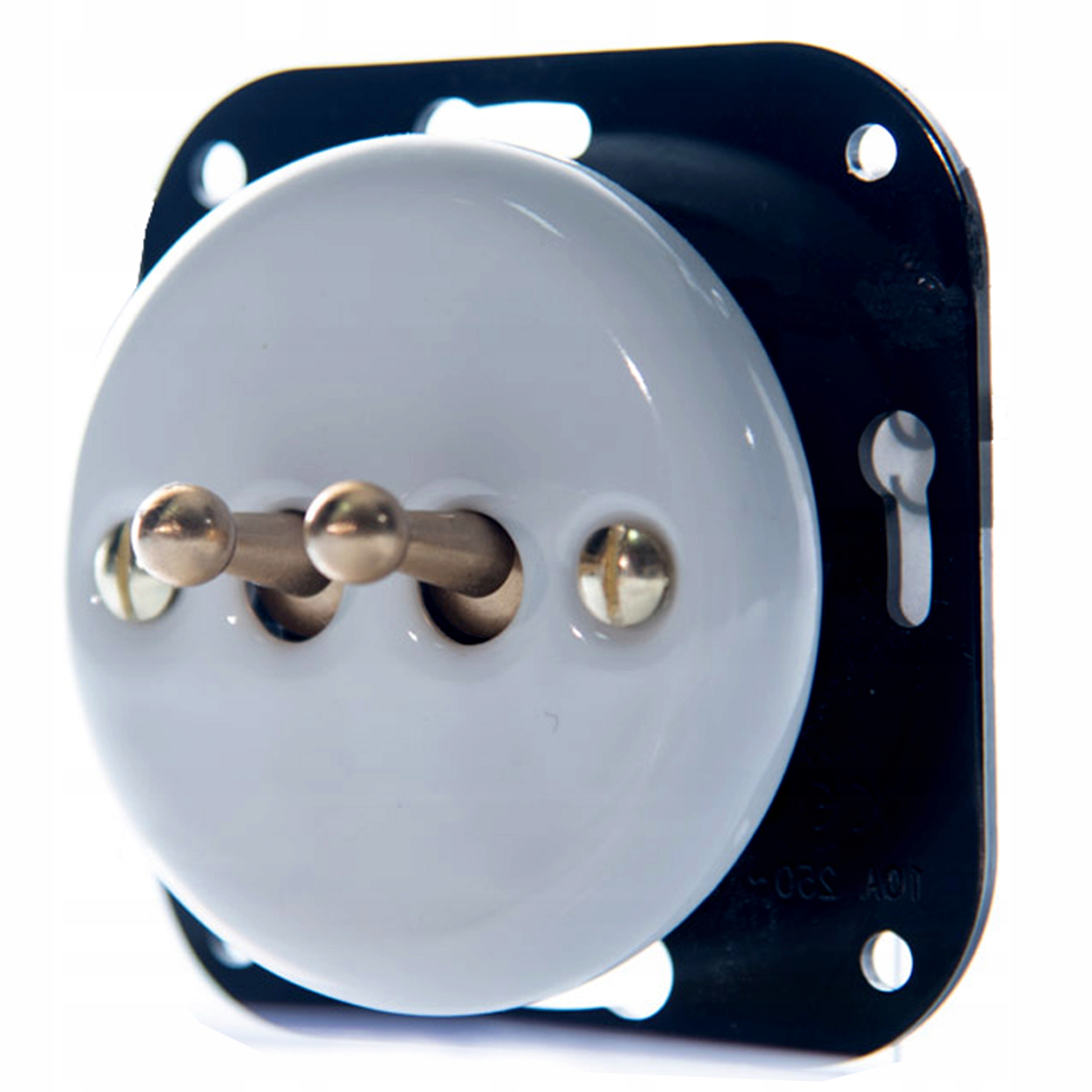 Ceramiczny Włącznik Podtynkowy Dwutorowy Dźwigniow