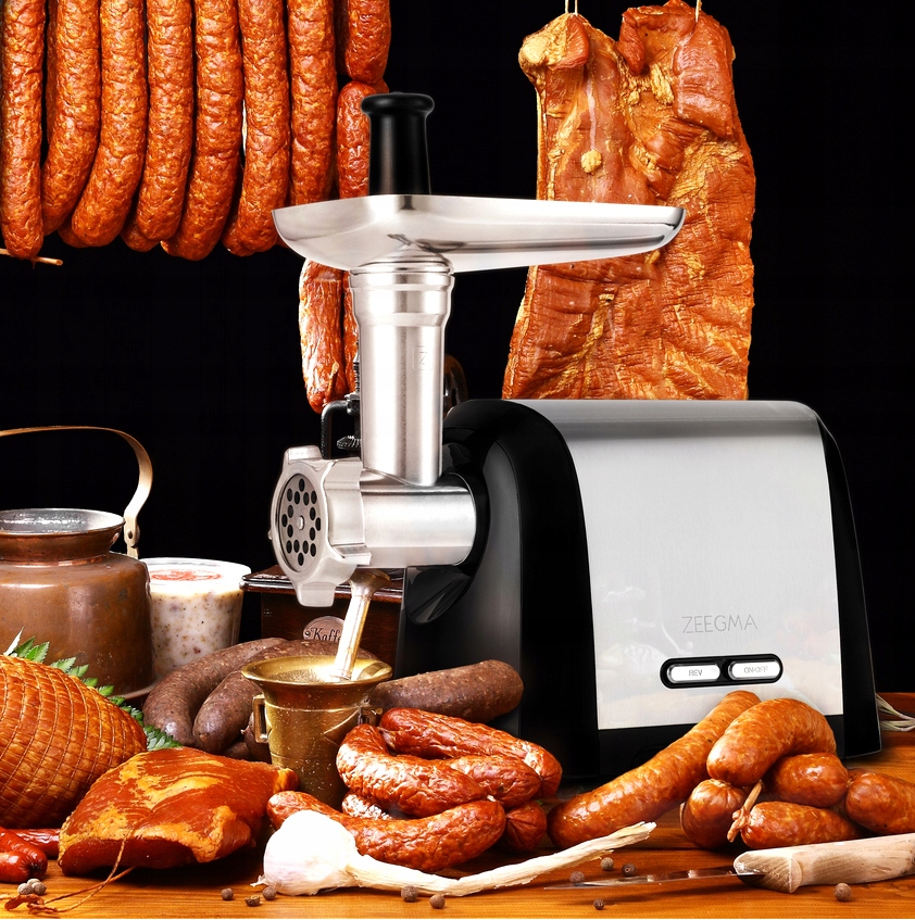 MASZYNKA DO MIELENIA MIĘSA WARZYW SZATKOWNICA NIERDZEWNA KEBBE DO KIEŁBAS Moc 1900 W