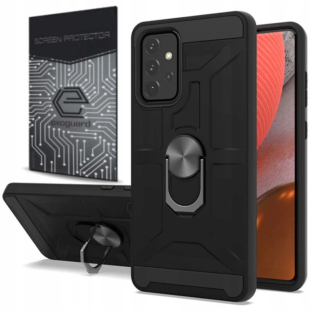 

Case Etui Pancerne+szkło do Samsung Galaxy A72 5G