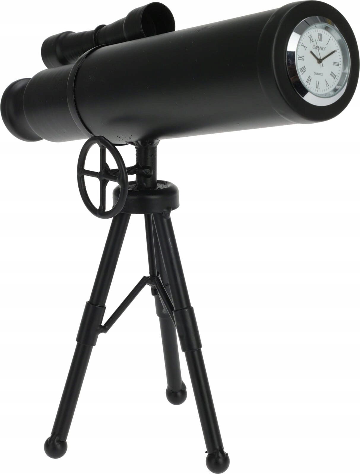 Stojanový teleskopový hodinový stojan, černý, 21 x 11 x 22 cm