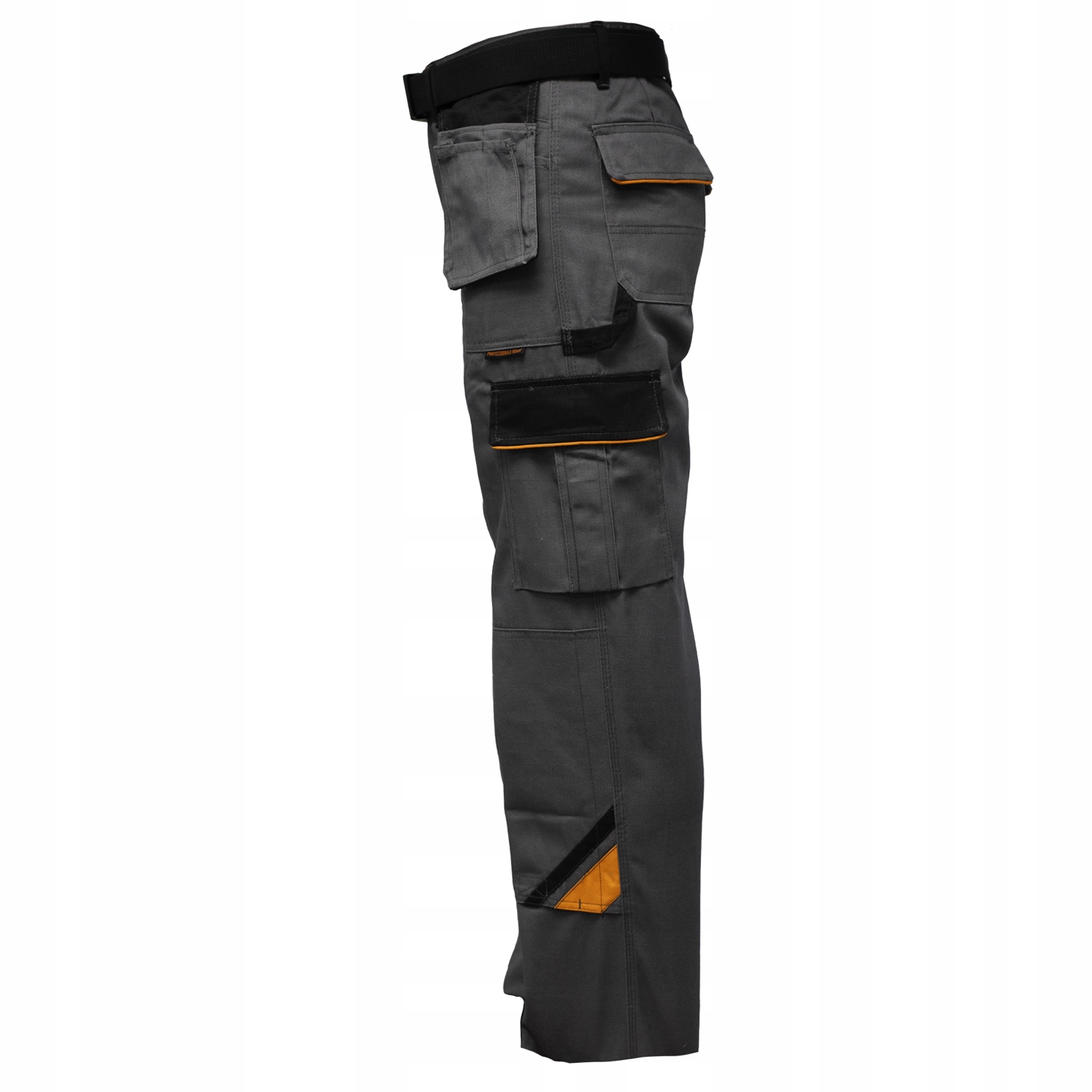 SPODNIE ROBOCZE MĘSKIE DO PASA MONTERSKIE OCHRONNE WZMACNIANE BOJÓWKI Kod producenta PROFESSIONAL-MONT