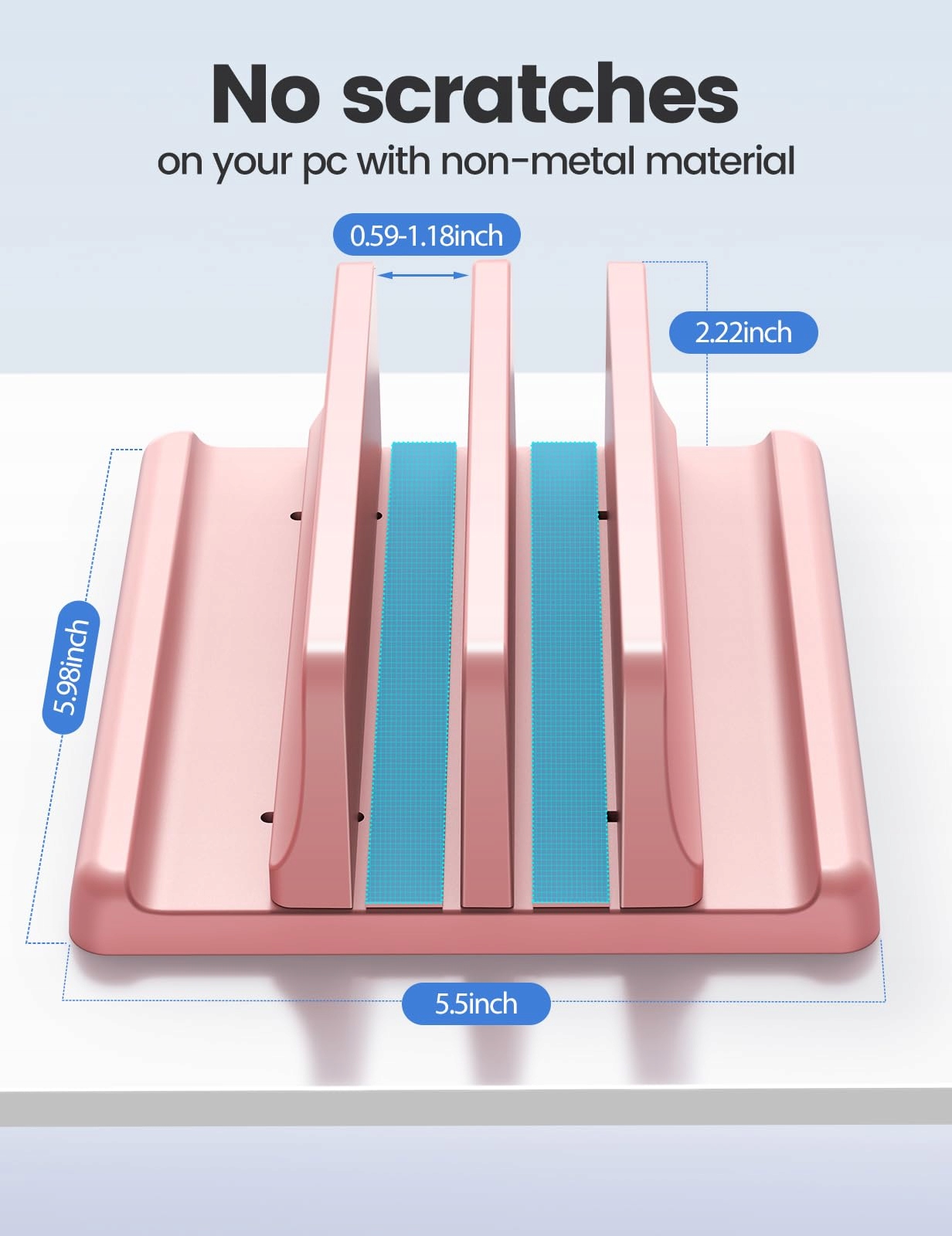 VAYDEER Stojak Na Laptopy 4w1 Pionowy Kompatybilny Z MacBook i Tabletami — miniatura 4