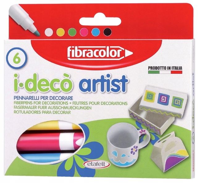 

Fibracolor Markery do porcelany ceramiki Artist 6k
