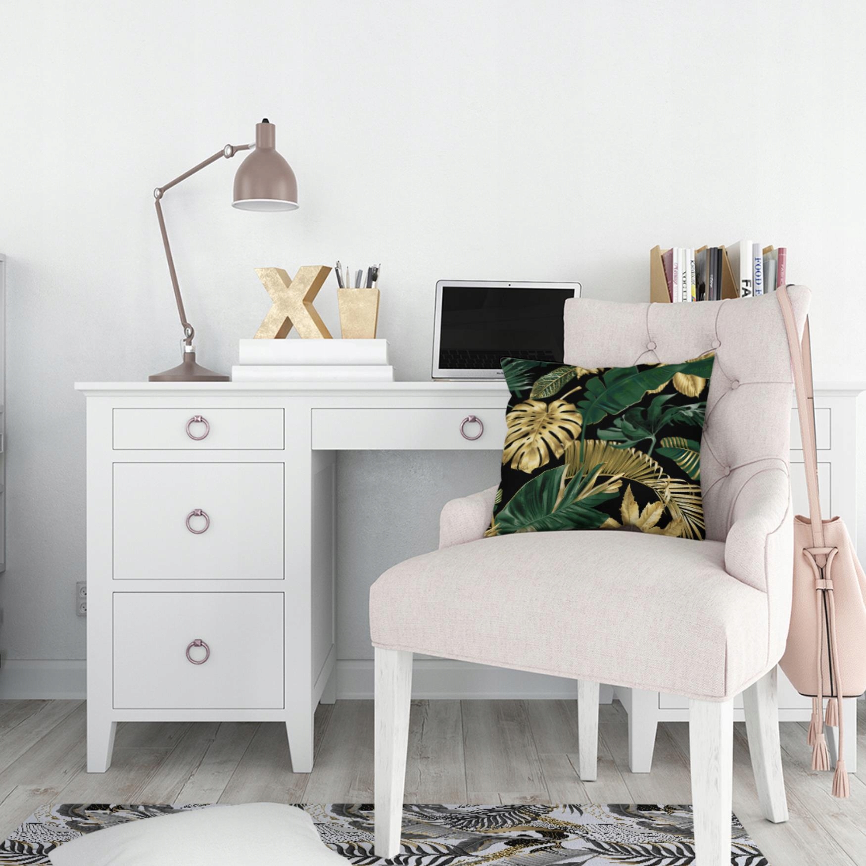 POSZEWKA NA PODUSZKĘ DEKORACYJNA 45x45 JASIEK 100 Wzór dominujący Inny wzór