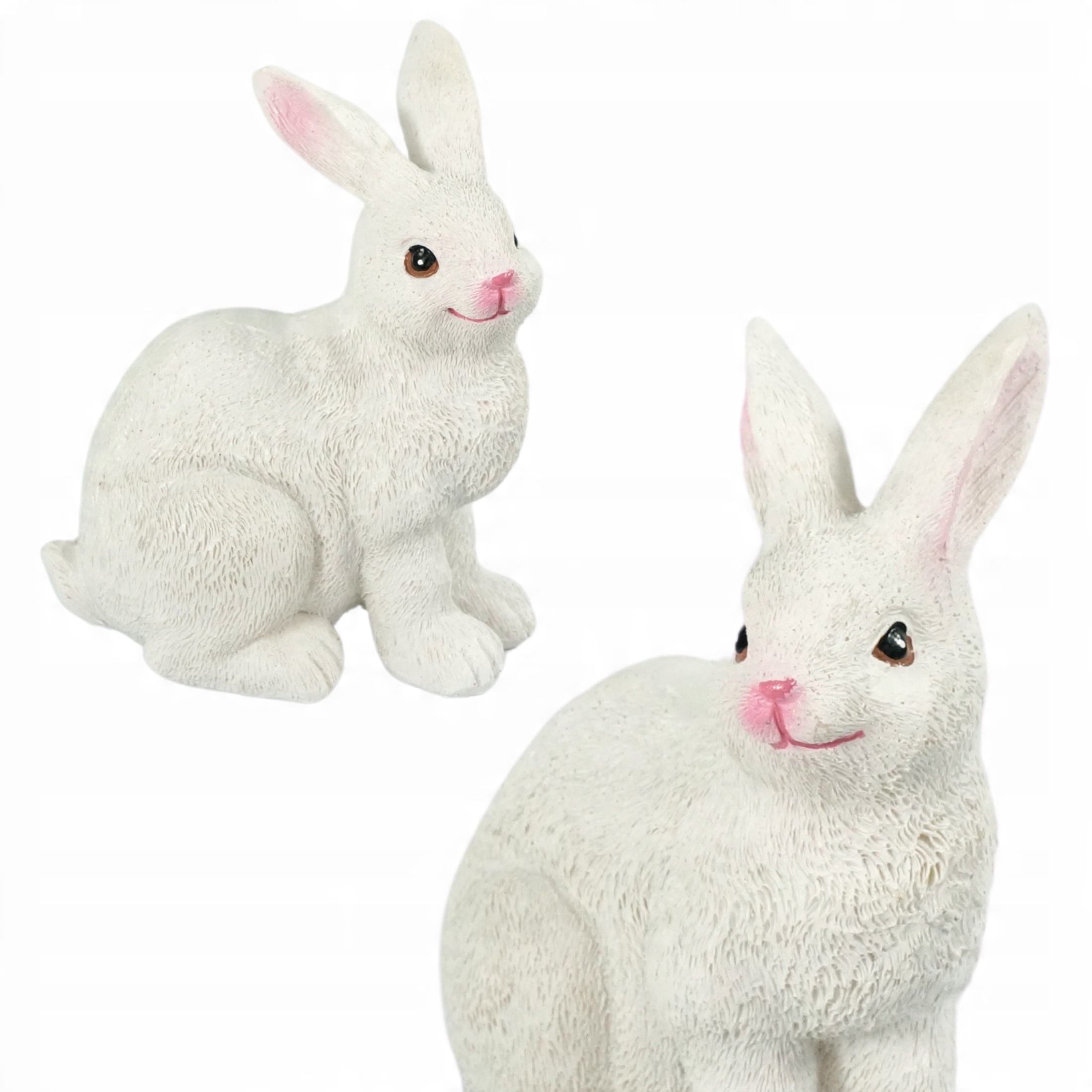 

Zając ceramiczny Wielkanoc 13 cm Biały