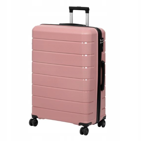 Velký kufr Pontiac Pp 112L Tsa růžový 76x51x29 cm