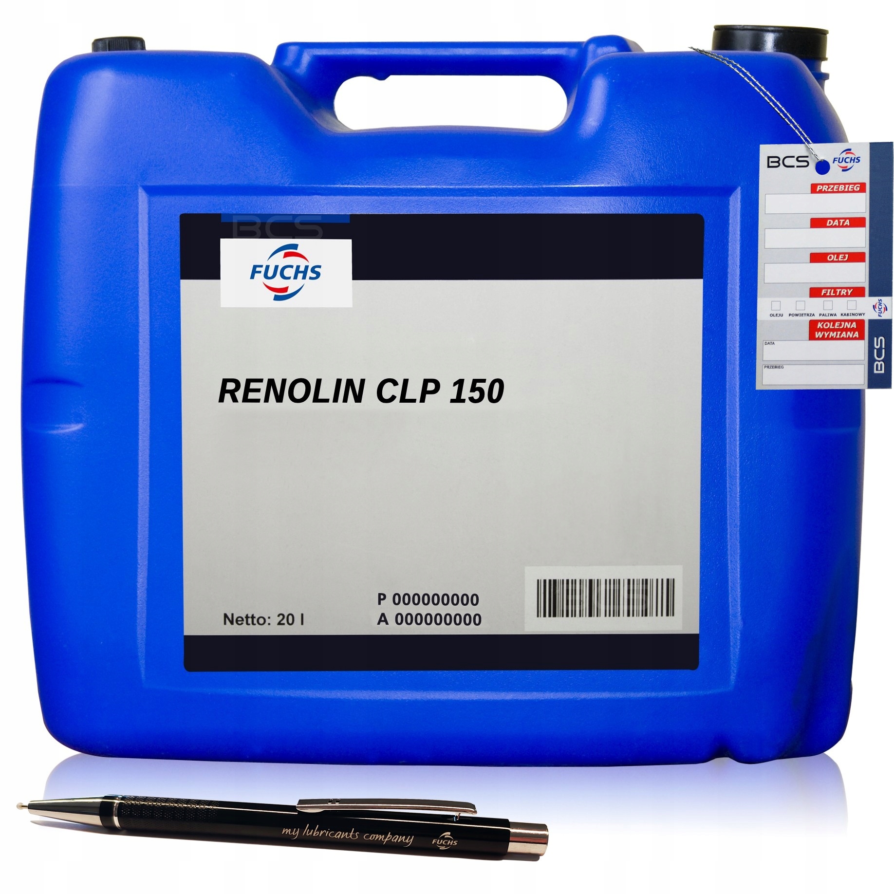 20 Litrów Fuchs Renolin Clp 150 Przemysłowy Olej Przekładniowy 20L