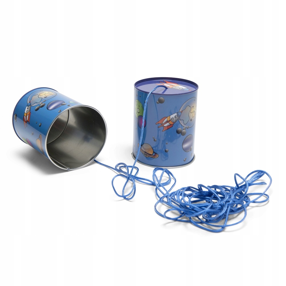 GŁUCHY TELEFON PUSZKI ZABAWKA PUSZKOFON