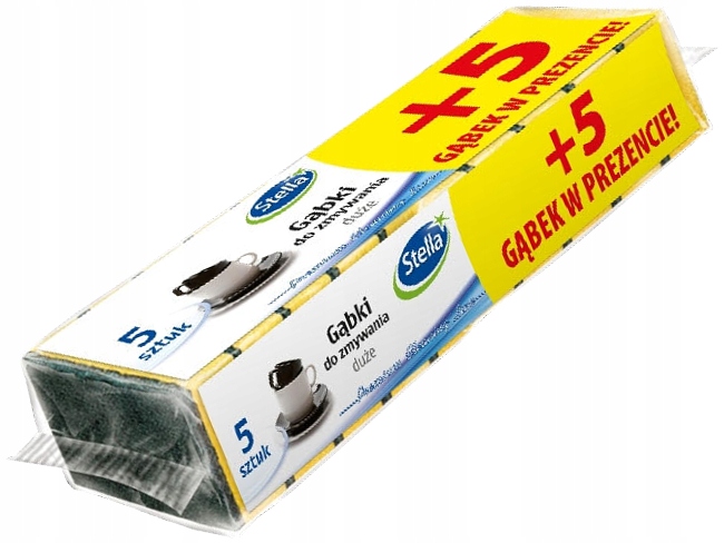 

Stella Gąbki Do Zmywania Duże 5+5 10 Sztuk