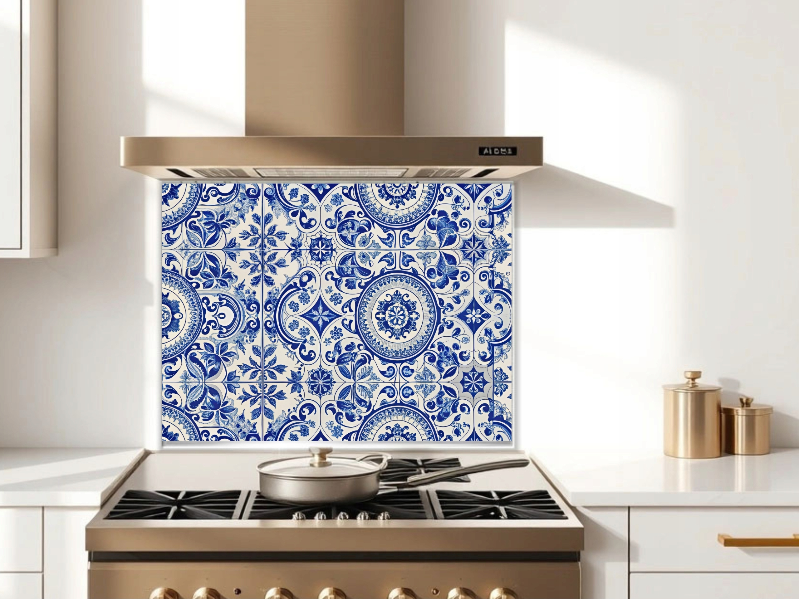 Skleněný panel do kuchyně 4 mm tvrzený 55x60 cm ochrana před postříkáním