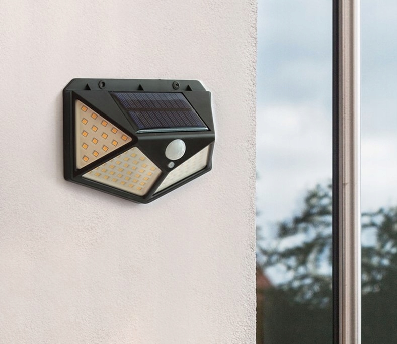 Solární lampa s Twilight Motion Sensor 100 LED.Délka poháněného hrotu je 0 cm