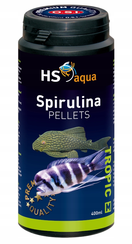 Levně Hs Osi Spirulina Pelety M 400ml/210g Granule